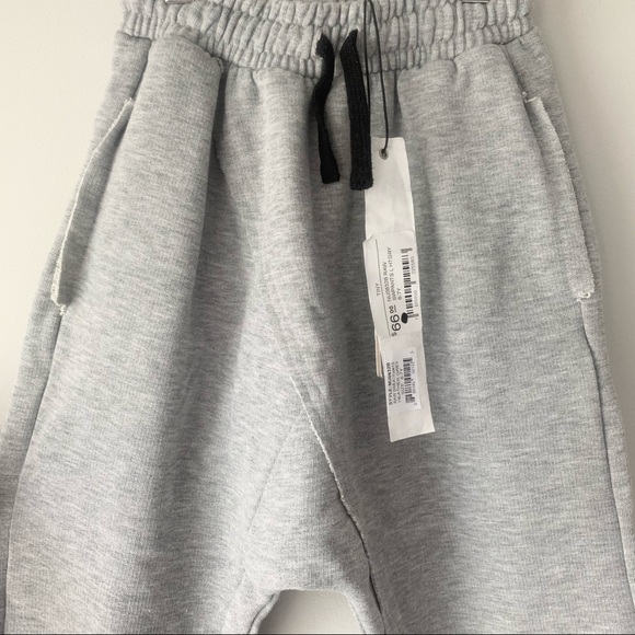 Nununu Raw Sweatpants Heather Grey - Picture 3 of 8